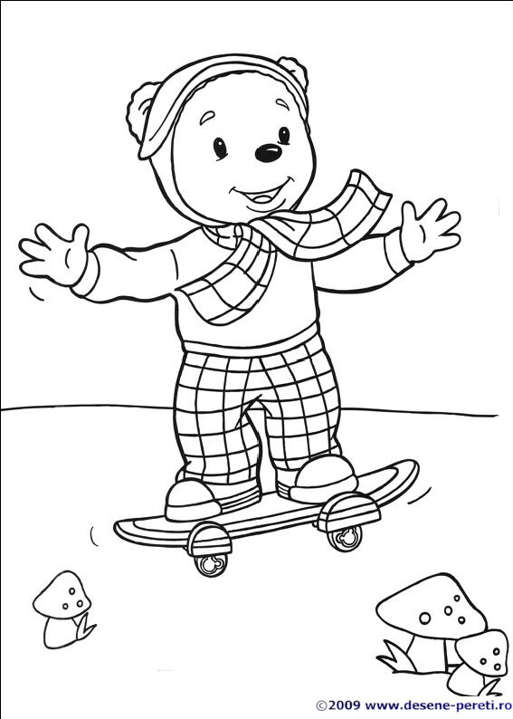 Rupert Bear desene de colorat
